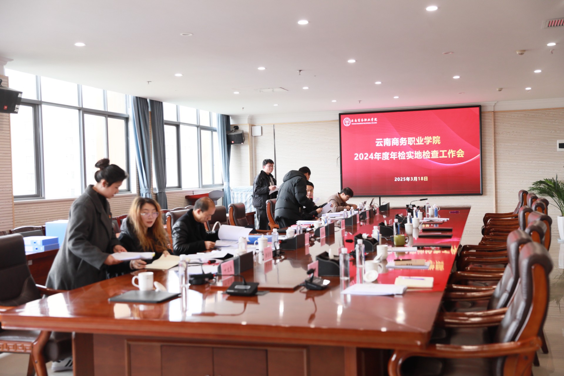 省教育厅专家组莅临我校开展2024年度民办高校年检实地检查